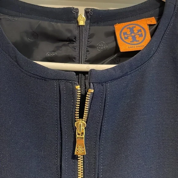 Tory Burch Navy Sheath Dress - Picture 5 of 7
